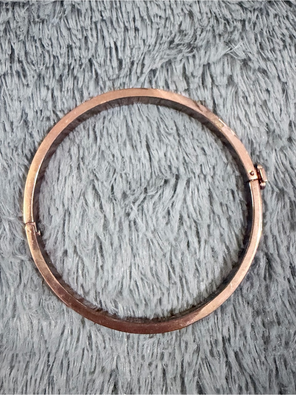 kate spade rose gold glitter heart bangle - pink sparkle